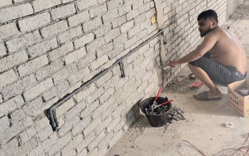 Install Plumbing Work